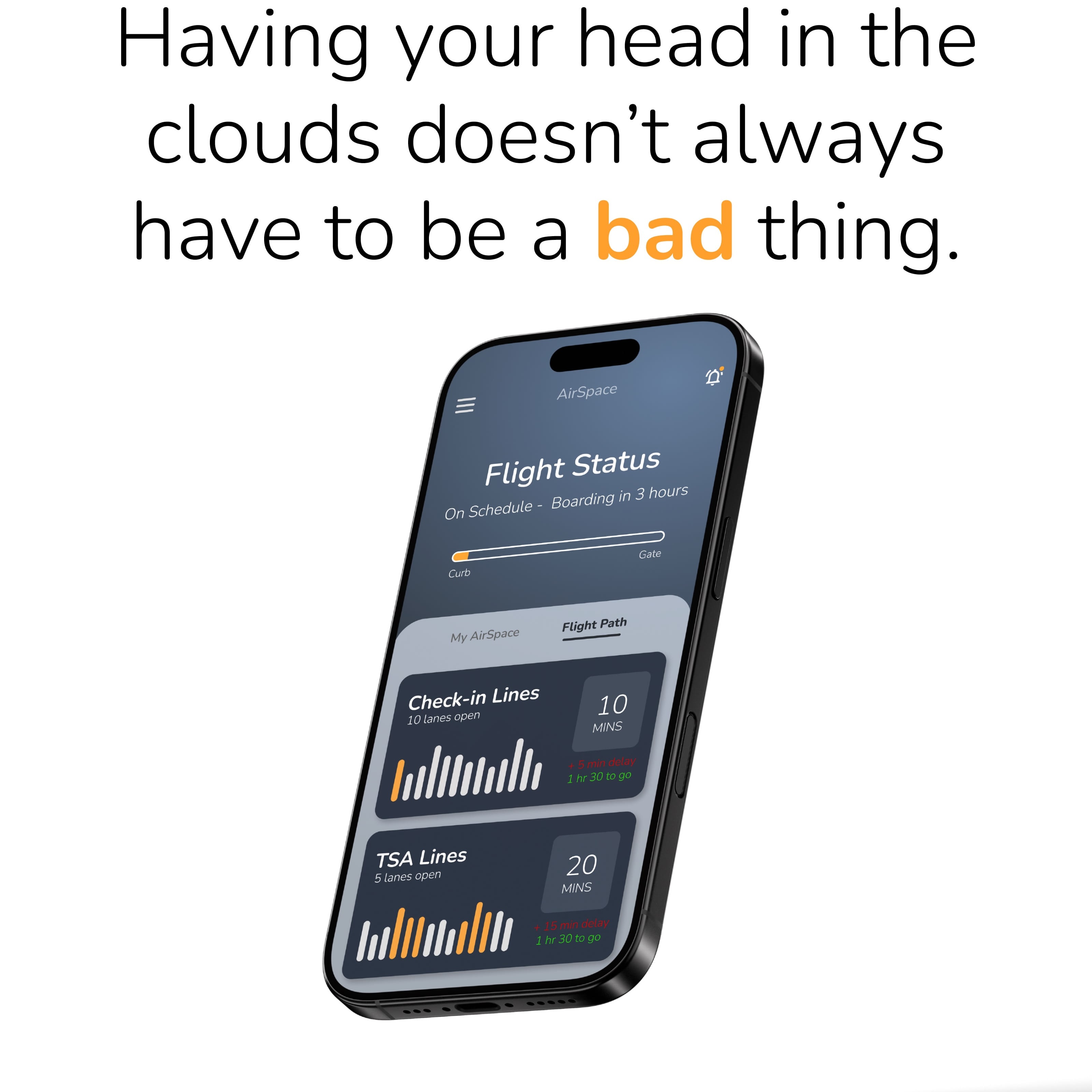 An advertisement for an app called Airspace.